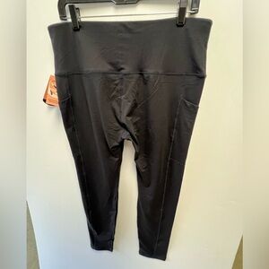 SHAPERMINT HIGH WAISTED ACTIVE SHAPING LEGGINGS. SIZE 2XL. BLACK. NWT